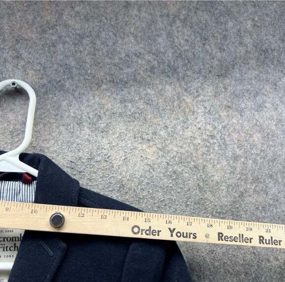 Y2K Vintage Abercrombie & Fitch Navy Preppy Blazer - Picture 3 of 9